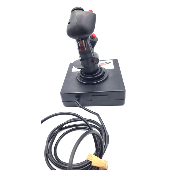 THRUSTMASTER Official Top Gun Joystick with Owners Manual Vintage 1995 - Picture 6 of 11